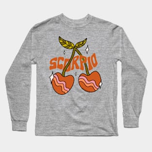 Scorpio Cherries Long Sleeve T-Shirt